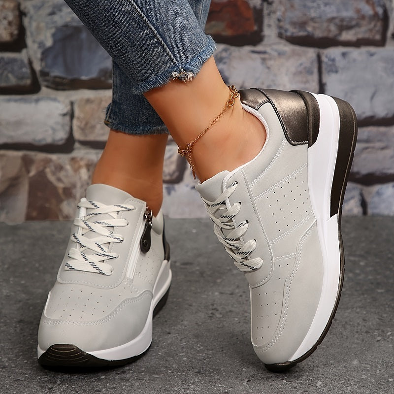 Sneakersy Damskie Płócienne – Buty Sportowe Damskie Casualowe