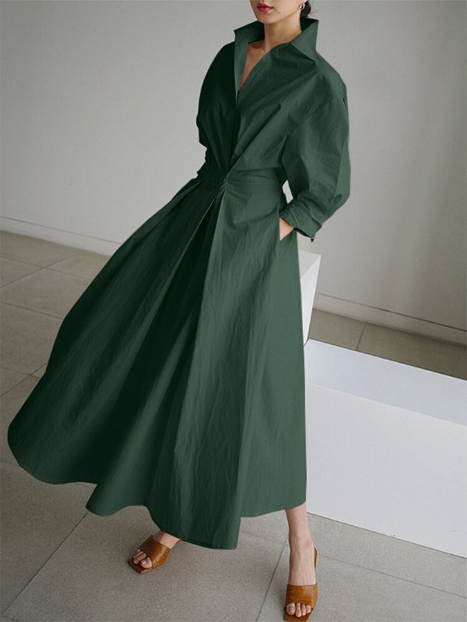 Evangelia | Sukienka Elegancka Midi – Elegancka Sukienka Damska | Momount