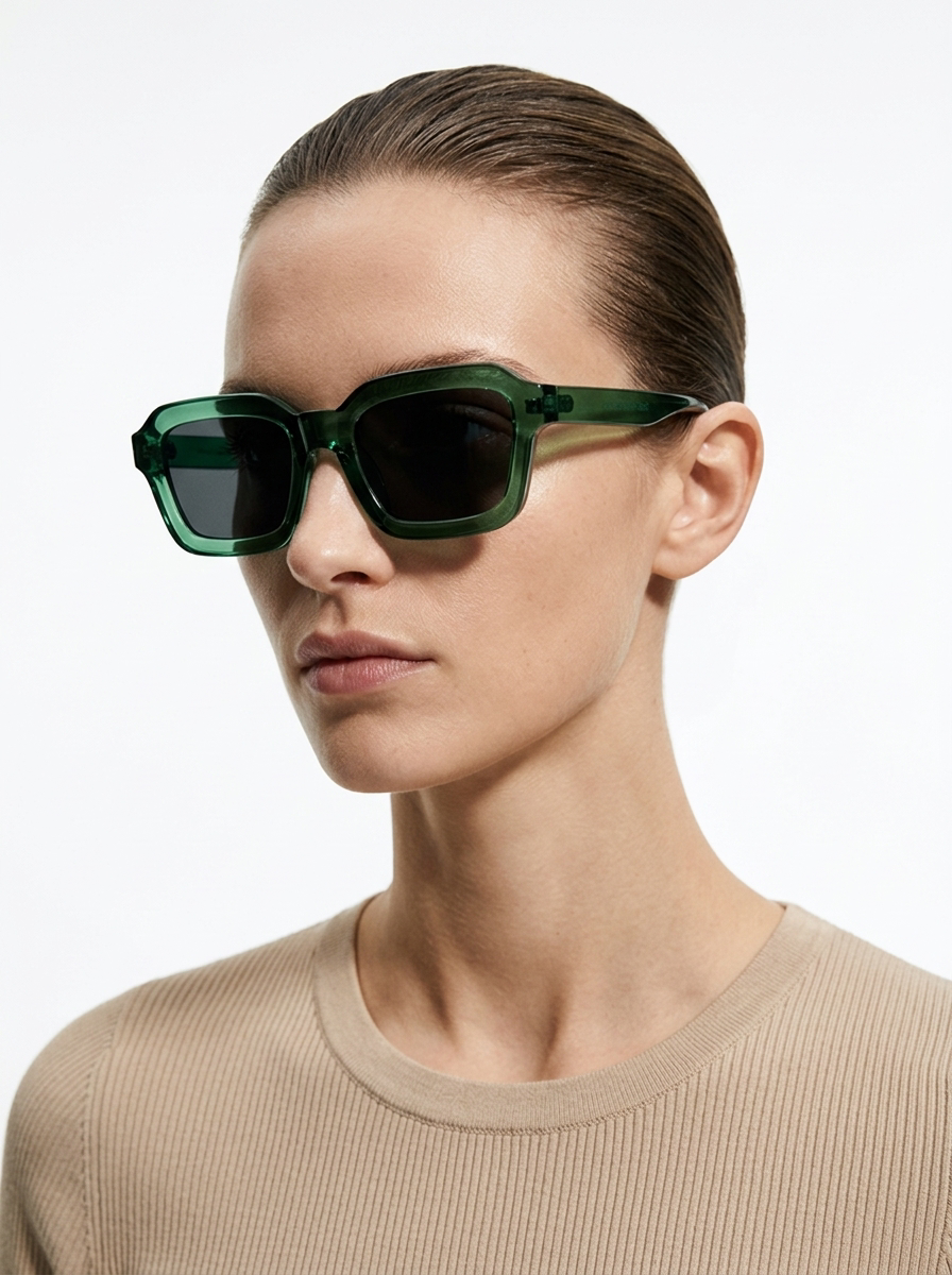 Vega Bold Sunglasses | Grube Oprawki Okulary Przeciwsłoneczne Damskie – Okulary Słoneczne UV400