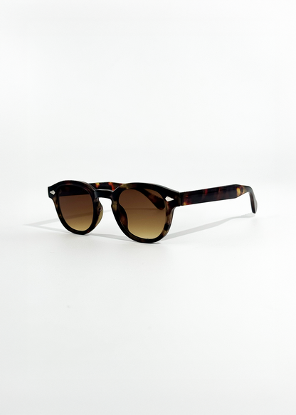 Sienna Vintage Round Sunglasses | Tortoise, Brown Tint, UV400
