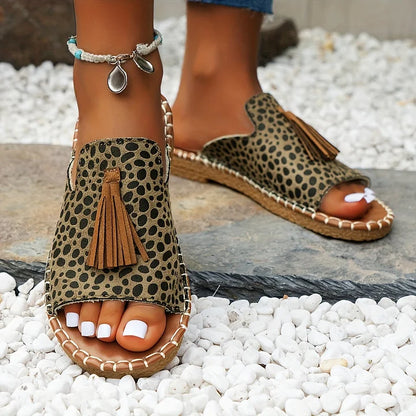 Sandały Damskie Serenella – Boho Espadryle Plecione z Chwostami