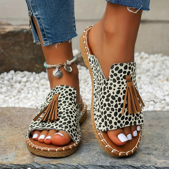 Sandały Damskie Serenella – Boho Espadryle Plecione z Chwostami