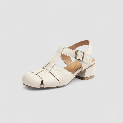 Buty Mary Jane Damskie Cordelia – Vintage Skórzane z Klamrą