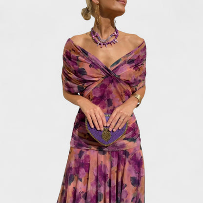 Andrea Wrap Dress | Feminine Drape, Elegant Movement