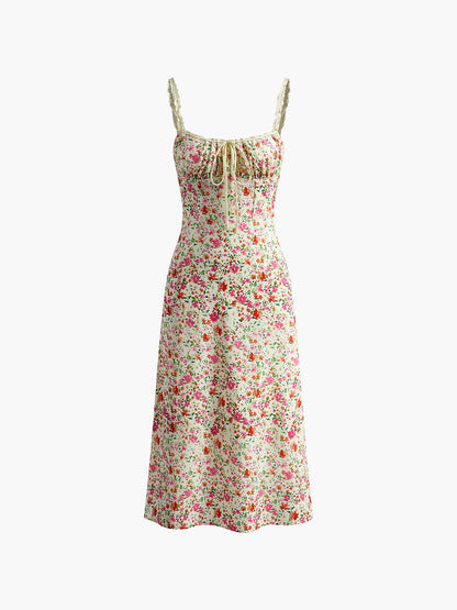 Alessandra | Sukienka w Kwiaty Midi – Sukienka w Kwiaty Damska | Momount