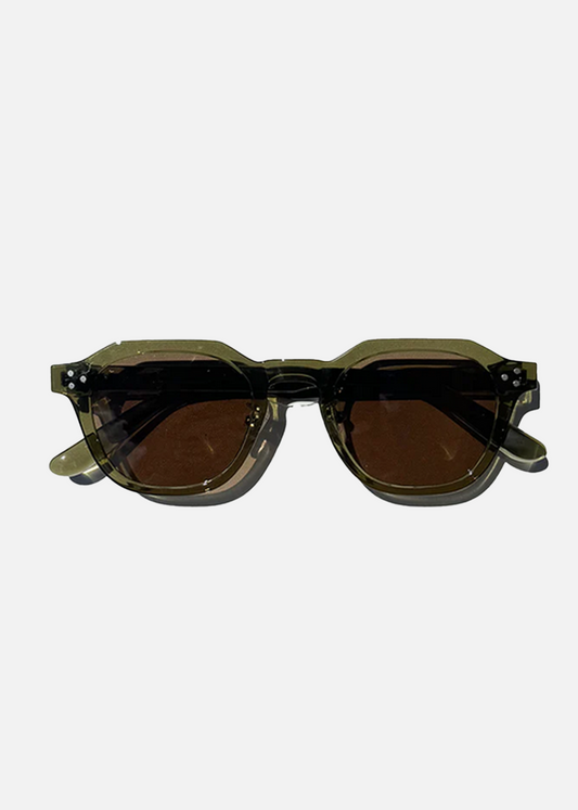 Sage Light Sunglasses | UV400, Olive Tone, Elegant