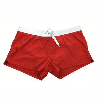 Momount Spodenki Kąpielowe Męskie Białe – Slim Fit, Szybkoschnące, Letnie