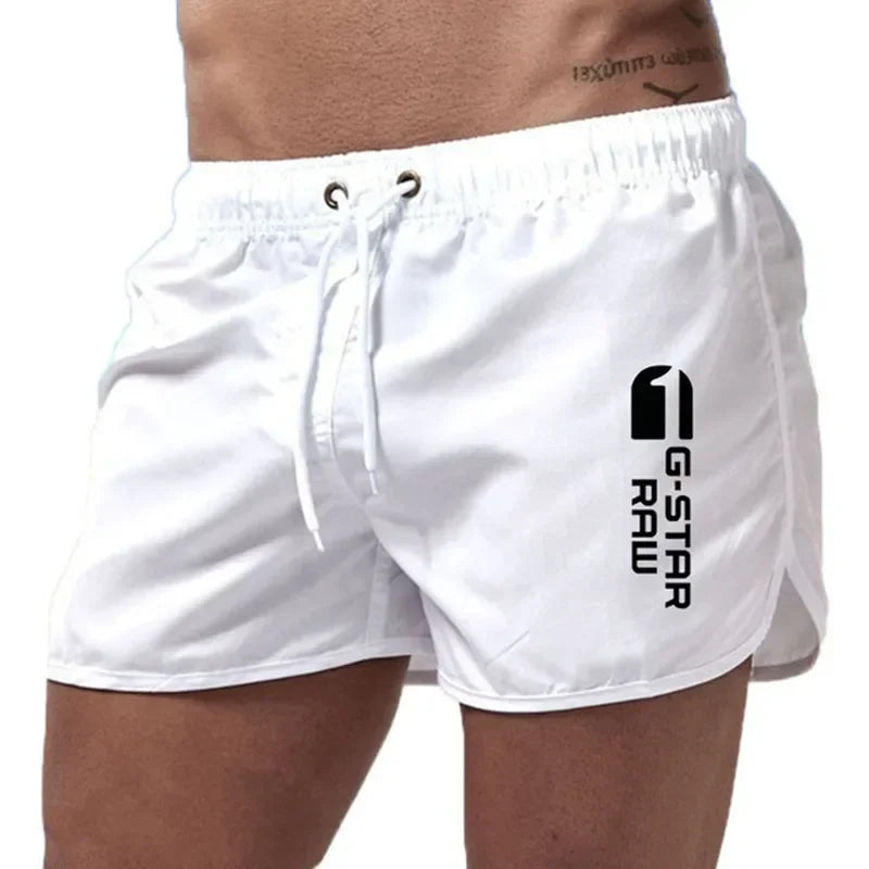 Momount Spodenki Kąpielowe Męskie Slim Fit – Szybkoschnące, Pas z Gumką