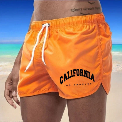 Momount Spodenki Kąpielowe Męskie z Nadrukiem California – Szybkoschnące, Plażowe
