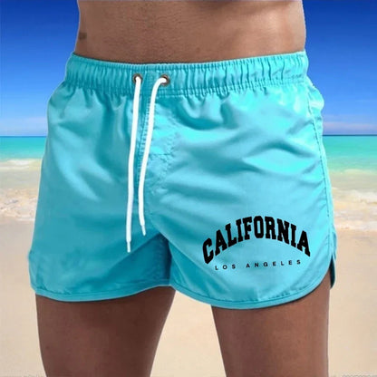 Momount Spodenki Kąpielowe Męskie z Nadrukiem California – Szybkoschnące, Plażowe