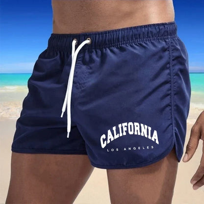 Momount Spodenki Kąpielowe Męskie z Nadrukiem California – Szybkoschnące, Plażowe