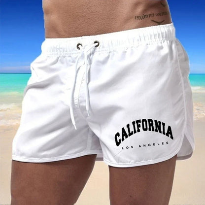 Momount Spodenki Kąpielowe Męskie z Nadrukiem California – Szybkoschnące, Plażowe