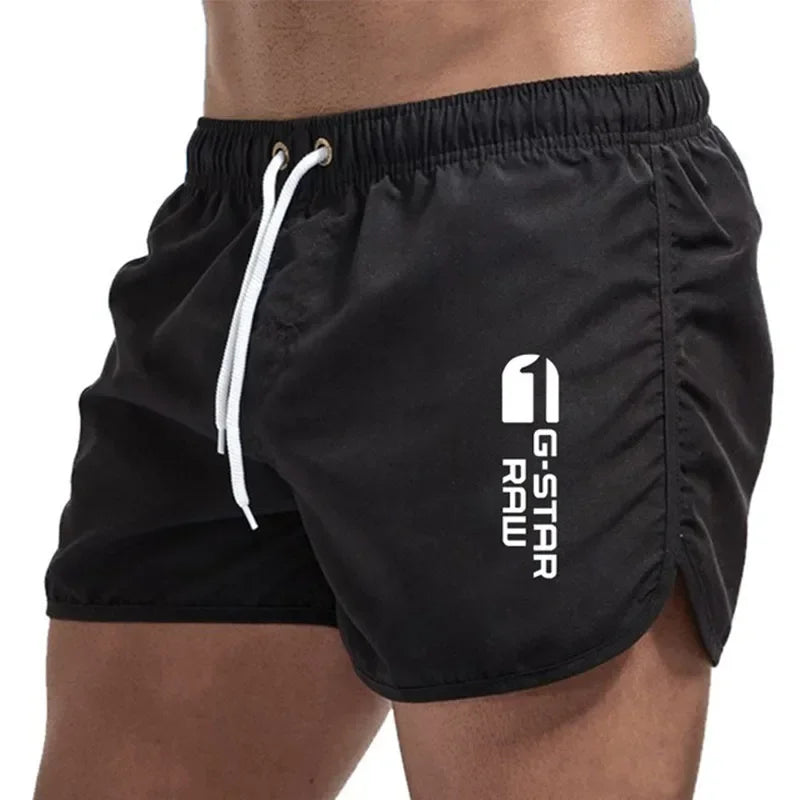 Momount Spodenki Kąpielowe Męskie Slim Fit – Szybkoschnące, Pas z Gumką