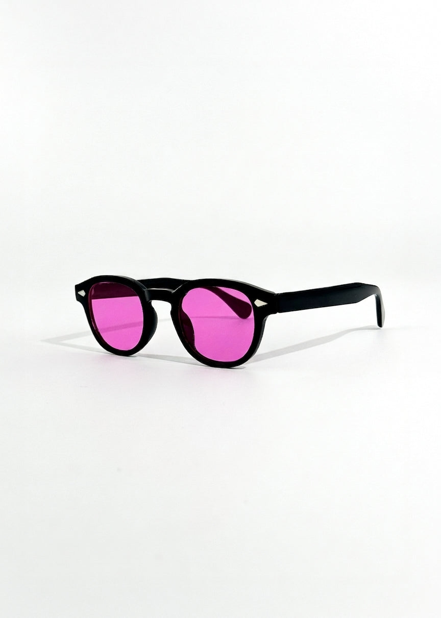 Petal Round Sunglasses | Pink Tint, UV400, Feminine
