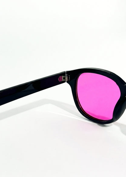 Petal Round Sunglasses | Pink Tint, UV400, Feminine