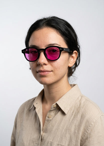 Petal Round Sunglasses - Female Editorial