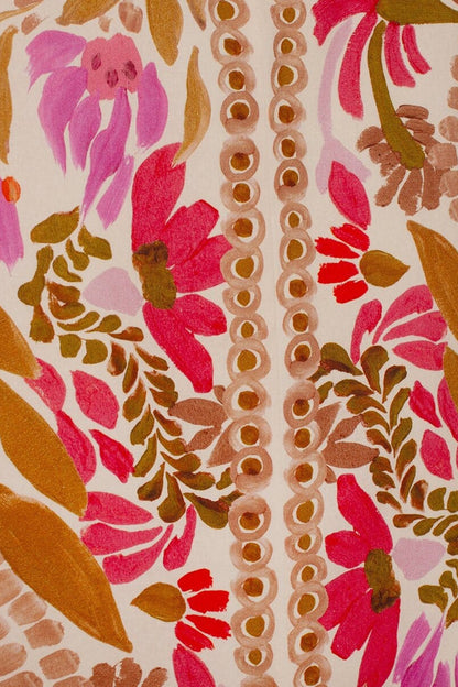 Suzanne Floral Maxi Dress | Vibrant Red, Summer Breeze