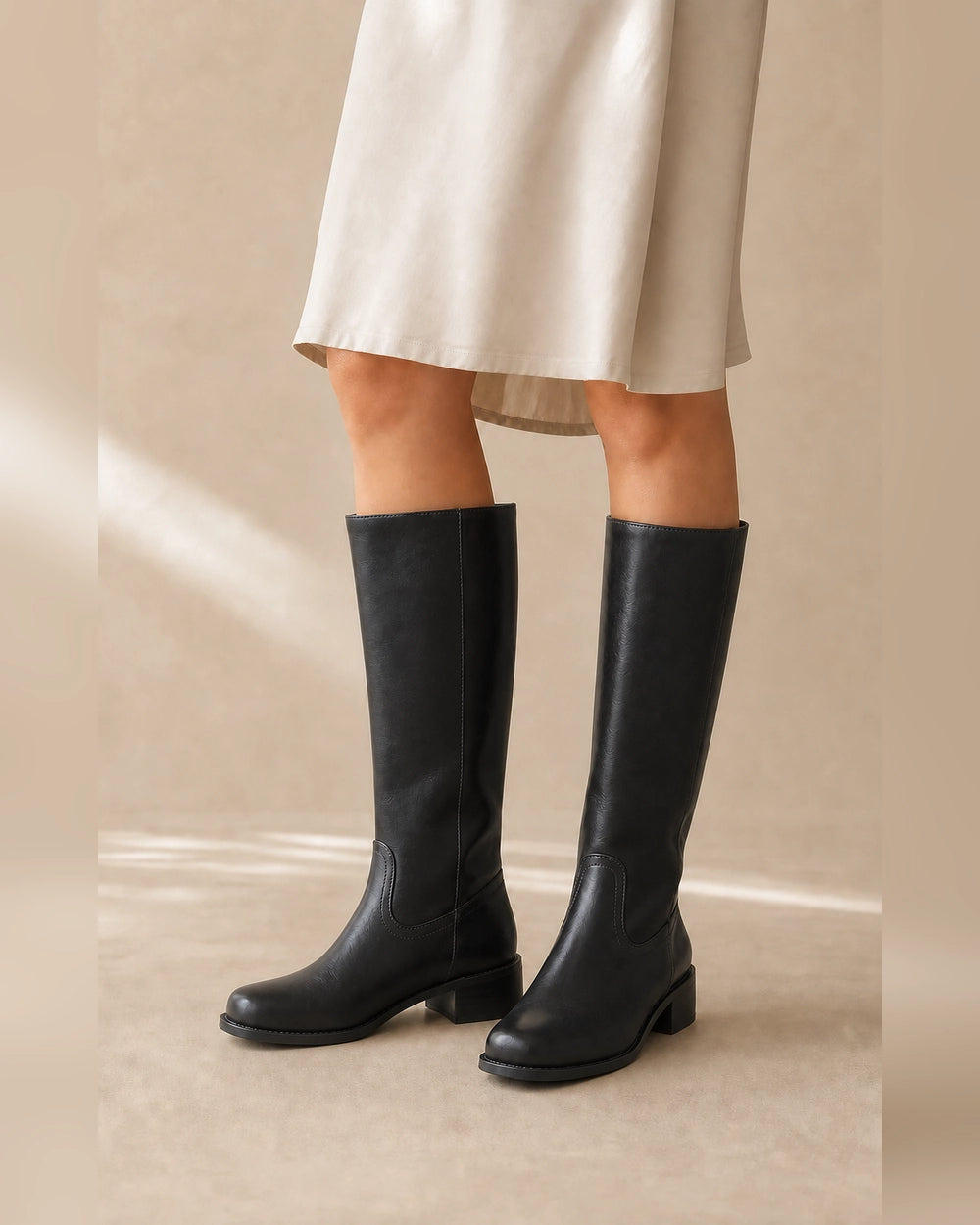 Leather Knee-High Riding Boots, black hero. — piper-black-05-variant-hero.webp